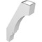 Ekena Millwork 3 1/2-in. W x 12-in. D x 24-in. H Balboa Architectural Grade PVC Knee Brace BRCP035X12X24BOA - alternate 6